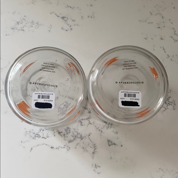 Anthropologie 🎃Harvest Pumpkin Juice Glasses - Picture 11 of 16